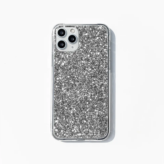 Silver Glitter Phone Case – Sparkly, Slim & Protective